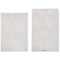 Enveloppes Tyvek Sans fenêtre B4 250 (l) x 353 (h) mm Bande adhésive Blanc 54 g/m² 100 Unités