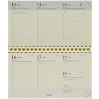 Recharge agenda de poche Brepols Omniplan 2026 A6 1 Semaine sur 2 pages Allemand, Anglais, Français, Italien, Néerlandais, Espagnol Crème 0,738,9900,00,2,0