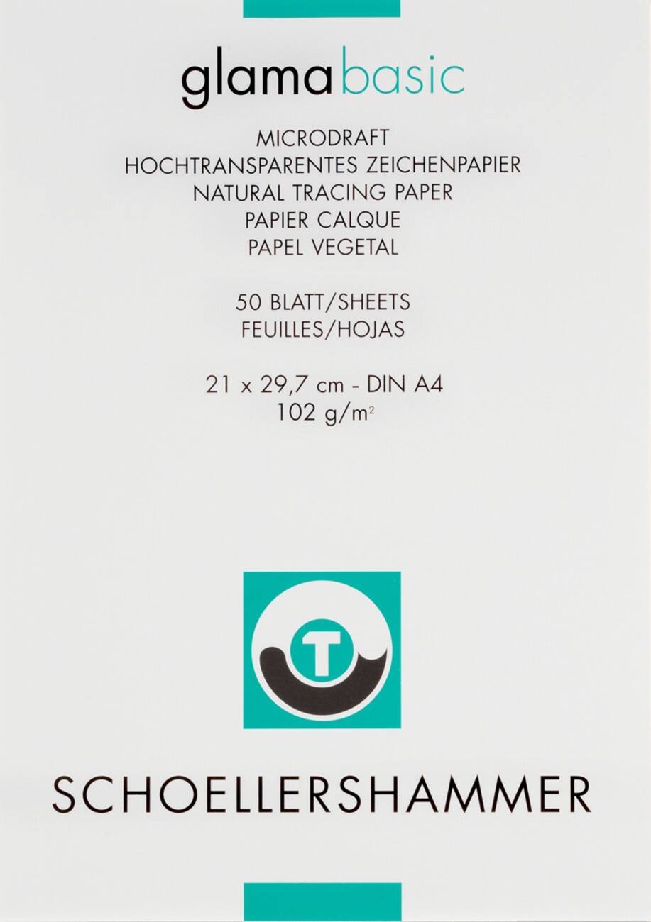 SCHOELLERSHAMMER Transparant papier A4 100 g/m² 210 x 297 mm Transparant 50 Vellen