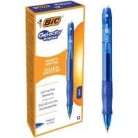 Stylo à encre gel BIC 829158 Bleu 12 Unités