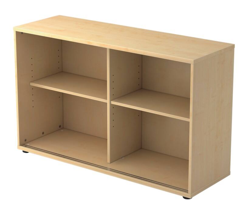 Armoire à portes coulissantes Hammerbacher Matrix Aggloméré, Résine de mélamine 1 Étagère 1200 x 400 x 748 mm Érable Brun