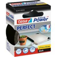 tesa extra Power Textieltape Perfect 38 mm x 2,75 m Zwart