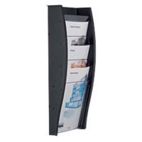 Présentoir styrodisplay A4 Styro Montage mural Anthracite 128-340,02921 26,2 x 10,4 x 57,7 cm