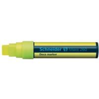 Marqueur craie Schneider Maxx 260 Jaune Large Biseauté 15 mm