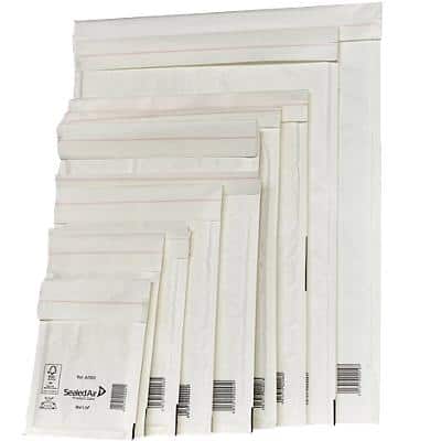 Pochette d'envoi Mail Lite F/3 Blanc Sans fenêtre 220 (l) x 330 (h) mm Bande adhésive 112 g/m2 10 unités