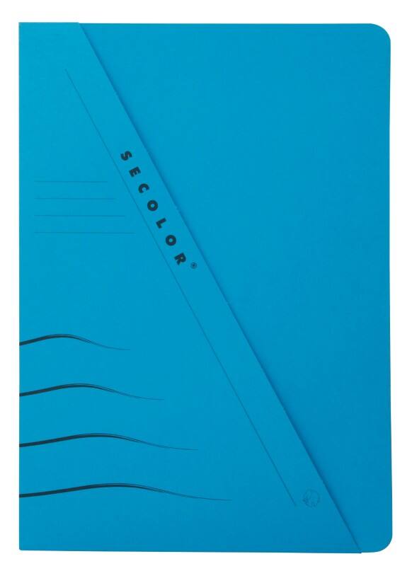 Djois Secolor Insteekmap A4 Blauw Karton 270 g/m²