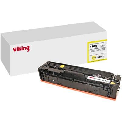 Viking 410A compatibele HP tonercartridge CF412A geel