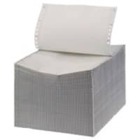 Papier listing informatique A4 Perforé 53 g/m², 56 g/m², 57 g/m² Blanc 500 Feuilles