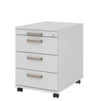 Caisson mobile Hammerbacher Future Gris clair 428 x 580 x 590 mm