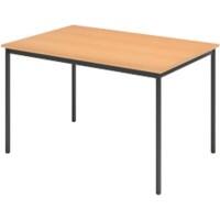 Bureau Hammerbacher Décor hêtre, noir 120 x 72 x 720 - 80 cm