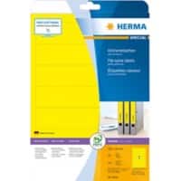 Étiquettes adhésive pour dos de classeur Herma 5091 Jaune 192 x 38 mm 140 unités