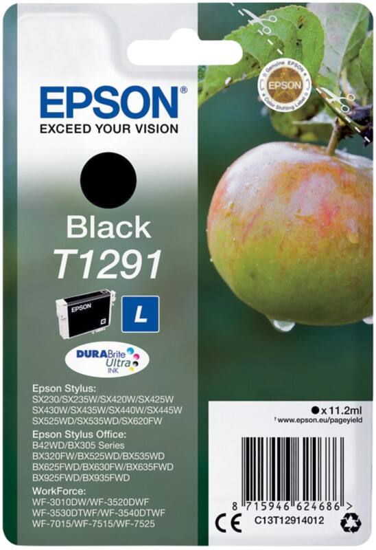 Epson T1291 Origineel Inktcartridge C13T12914012 Zwart