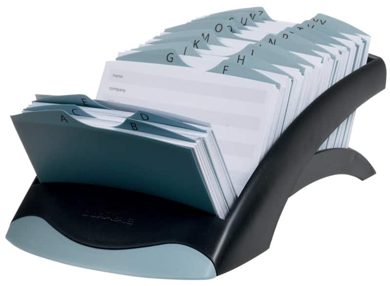 Fichiers DURABLE Vegas Argenté, noir 13,1 x 24,5 x 6,7 cm