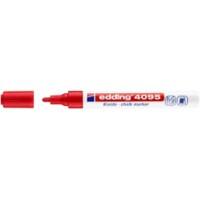 Marqueur pour vitres edding 4095 Ronde Rouge 10 Unités
