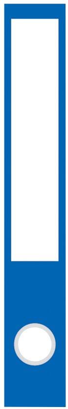 Étiquettes pour dos de classeur Niceday A4+ 38 mm blanc 560 unités