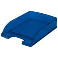 Leitz Plus Brievenbakje 5226 A4 Transparant Blauw 25,5 x 35,7 x 7 cm