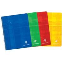 Clairefontaine A5+ Spiraalschrift Kleurenassortiment Gelamineerde kartonnen kaft Gelinieerd 90 Vellen