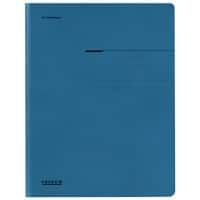 Falken 3 flap mappen A4 Blauw Karton 24 x 31,8 cm