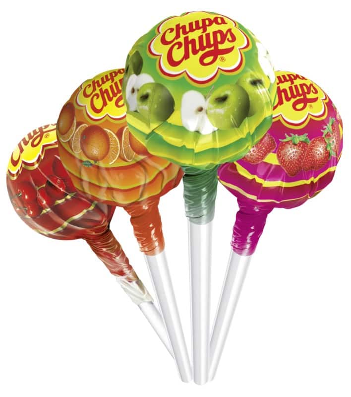 Sucettes Chupa Chups Mix Fruit 100 Unités