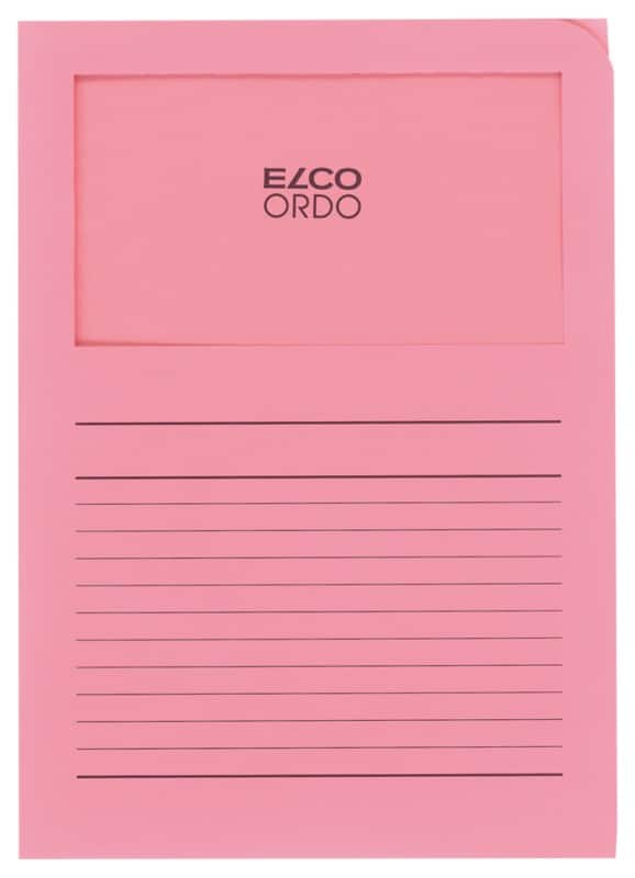 Elco Ordo Classico Dossier A4 Rose Papier 120 g/m² 100 Unités
