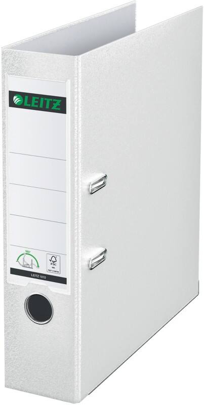 Leitz 180° Breed Ordner A4 82 mm Wit 2 Ringen 1010 Kunststof Glad Staand
