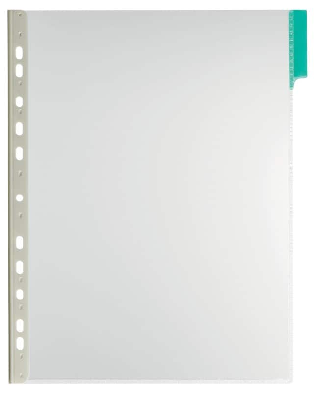 DURABLE Zichtpaneel 5 Panelen A4 PVC (Polyvinylchloride), Wolfraam Groen 5 Stuks