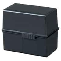 Boîte à fiches HAN 977-13 Noir pour 300 cartes 12,1 x 7,4 x 10,1 cm