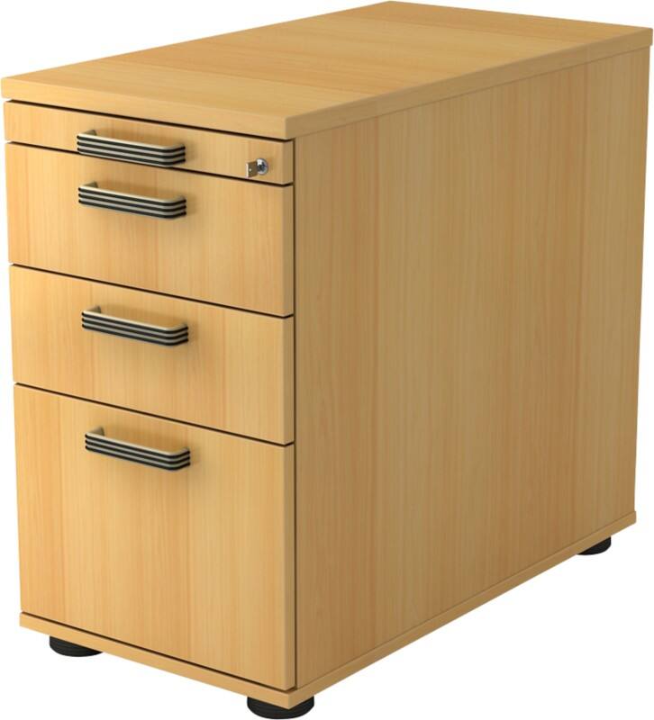 Caisson Hammerbacher VSC40/6/6/SG 4 Tiroirs 428 x 800 x 760 mm Brun