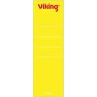 Viking Ordnerrugetiketten Speciaal kort Geel 10 Stuks 6 x 19,1 cm