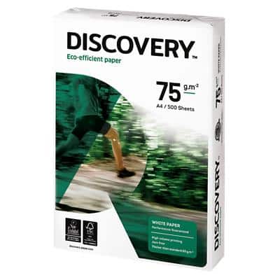 Discovery Eco-efficient A4 Kopieerpapier Wit 75 g/m² Mat 500 Vellen