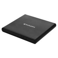 Verbatim CD/DVD Writer Extern Slimline USB 2.0 Zwart