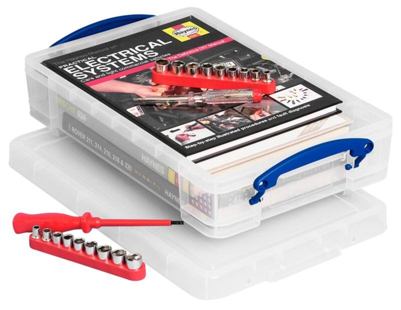 Really Useful Box Kunststof Magazijnbak 4 l Transparant 39,5 x 25,5 x 8,8 cm