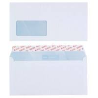 Elco Premium C6/5 Kleefstrip Enveloppen Wit 229 (B) x 114 (H) mm Met Venster 100 g/m² 500 Stuks