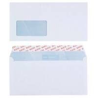 Elco Premium C6/5 Kleefstrip Enveloppen Wit 229 (B) x 114 (H) mm Met Venster 100 g/m² 500 Stuks