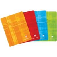 Clairefontaine A5+ Geniet Schrift Kleurenassortiment Gelamineerde kartonnen kaft Geruit 60 Vellen