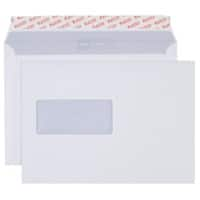 Enveloppes Elco Classic Avec fenêtre C5 229 (l) x 162 (h) mm Bande adhésive Blanc 100 g/m² 500 Unités