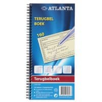 Djois Atlanta Terugbelboek Geel nee Speciaal 7,4 x 12,5 cm 70 g/m² 80 vellen Spiraal