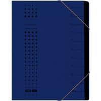 Trieur ELBA Chic A4 Bleu Carton 25 x 1,5 x 31,5 cm 12 compartiments