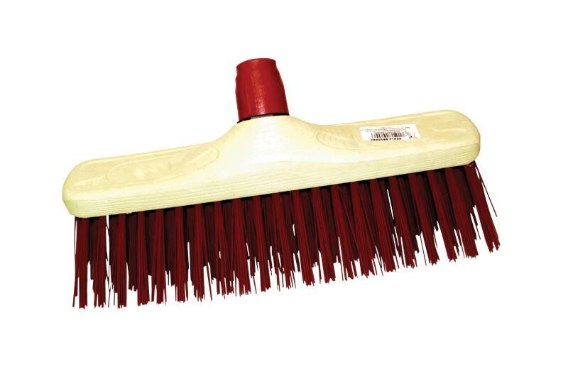 Straatbezem 31 x 31 cm Rood