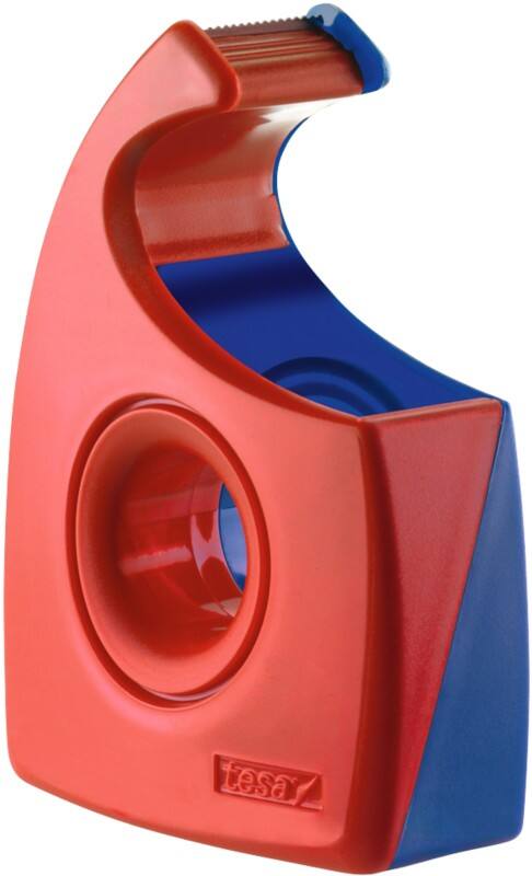 Dévidoir tesa tesafilm Easy Cut Bleu, rouge 19 mm (L) x 33 m (L)