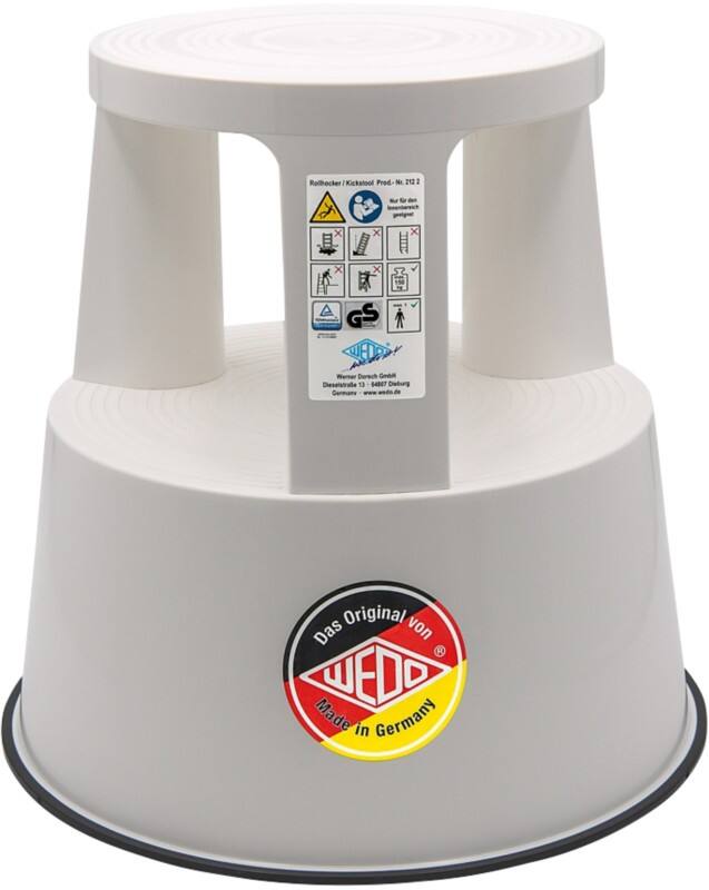 WEDO STEP Opstapkrukje 430 mm PP (Polypropeen) 150 kg Wit