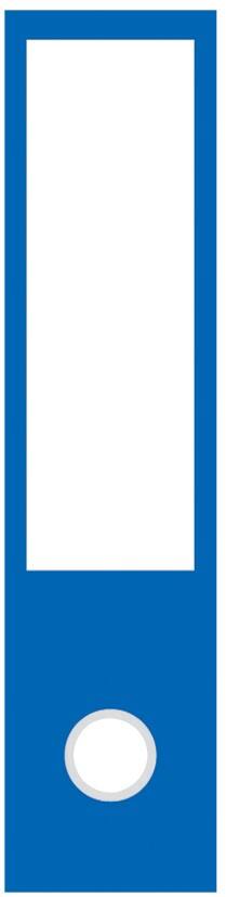 Étiquettes pour dos de classeur Niceday A4+ 61 mm Blanc 320 Unités