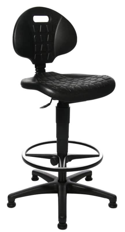 TOPSTAR TEC 20 Counter Tekenkruk Kunststof Zonder armleuning Zwart Draagkracht 110 kg