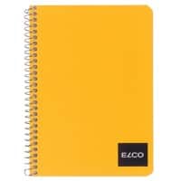 Elco Ringfix A6 Spiraalschrift Kleurenassortiment Kartonnen kaft Geruit 10 Stuks à 50 Vel