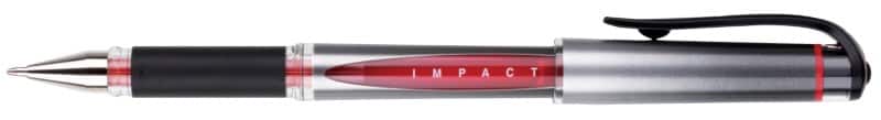 Roller encre gel uni-ball Gel Impact UM-153S Non rétractable Rouge 0,6 mm Extra large Rollerball Rechargeable