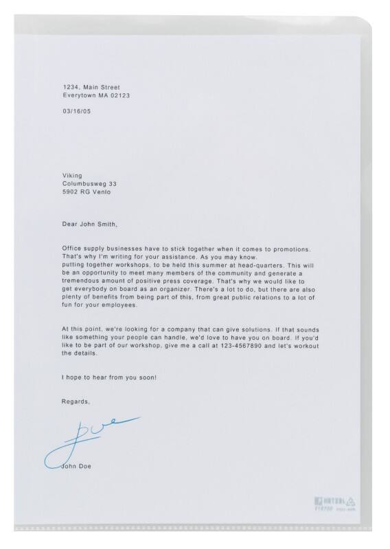 Rexel L-map A4 Transparant PP (Polypropeen) 120 micron 50 Stuks