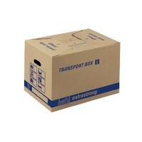 Carton tidyPac TRANSPORT BOX extrastrong Carton 360 (L) x 510 (P) x 370 (H) mm Brun 10 Unités