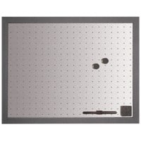 Tableau blanc Bi-Office Black Shadow Magnétique Acier Laqué 60 (l) x 45 (h) cm