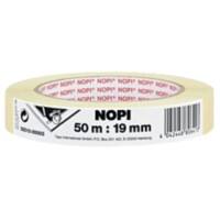 Nopi Afplaktape NOPI Chamois 19 mm (B) x 50 m (L)