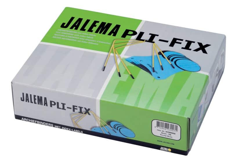 Djois Archiefbinders Pli-Fix Geel metaal, kunststof 14,1 x 22,1 x 7,4 cm 100 stuks